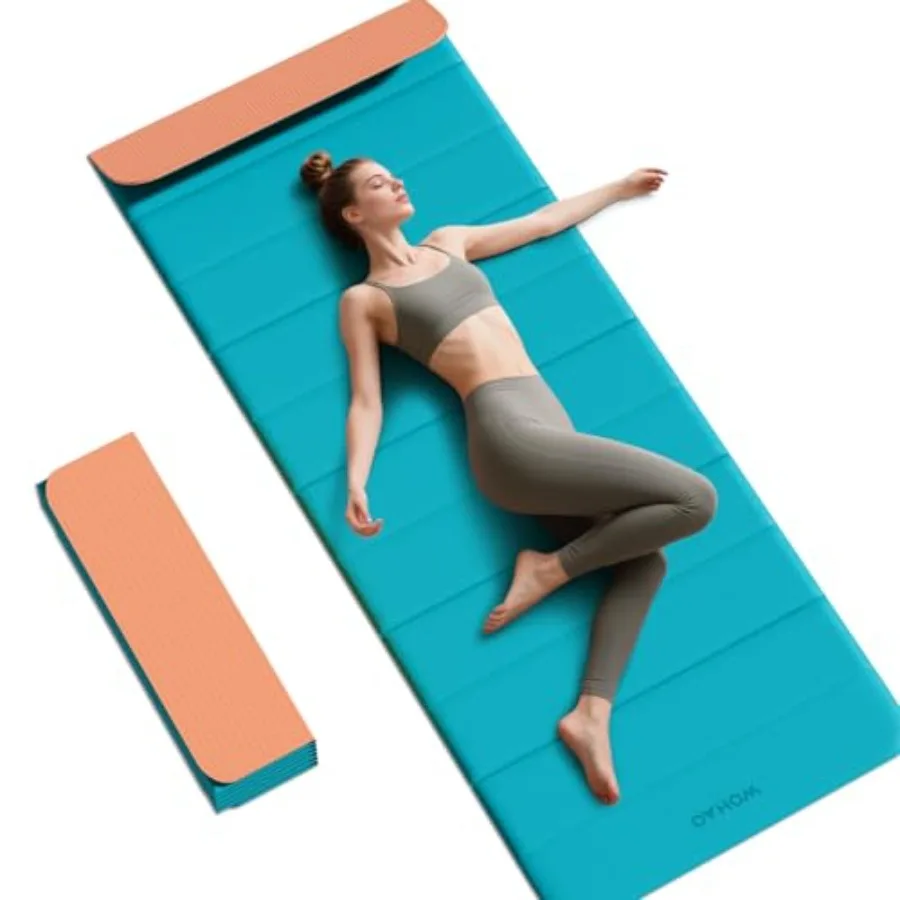 

Многофункциональный коврик для йоги POE (12 слоев), 75x26x0.4 дюйма, нескользящий, компактный, удобный для занятий йогой, пилатесом, силовыми тренировками, медитацией, черный