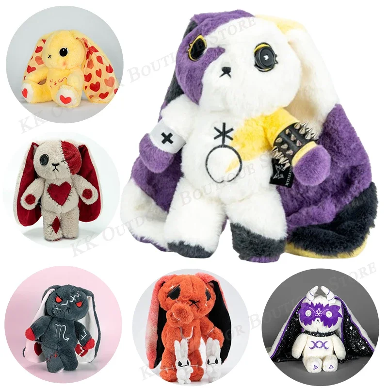 

30 см дреды, несдвоичный кролик, плюшевая игрушка, кролик, подушка, мягкая, ужас, готическое животное, кукла, домашний декор, мягкие подарки для детей