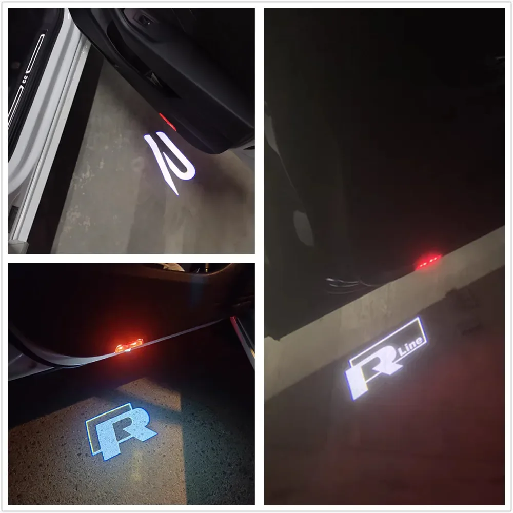 Światło powitalne LED z logo drzwi samochodowych do projektora uprzejmości VOLKSWAGEN VW Passat B5 B5.5 2008 2009 2010 Phaeton Touareg Ghost Shadow