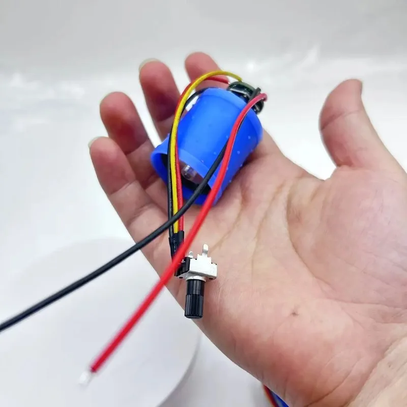 Blower Fan Motor DC 9V 12V 24V 100000 RPM Miniature Brushless Ducted Fan Aluminum Impeller Hair Dryer Ultra High Speed Motor view 2