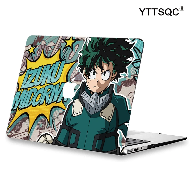 DEKU Anime My Hero Academia Case For Apple Macbook Air M2  M1 Pro 13 14 16 Mac Hard Shell Retina A2681 A2337 A2338 Laptop Case