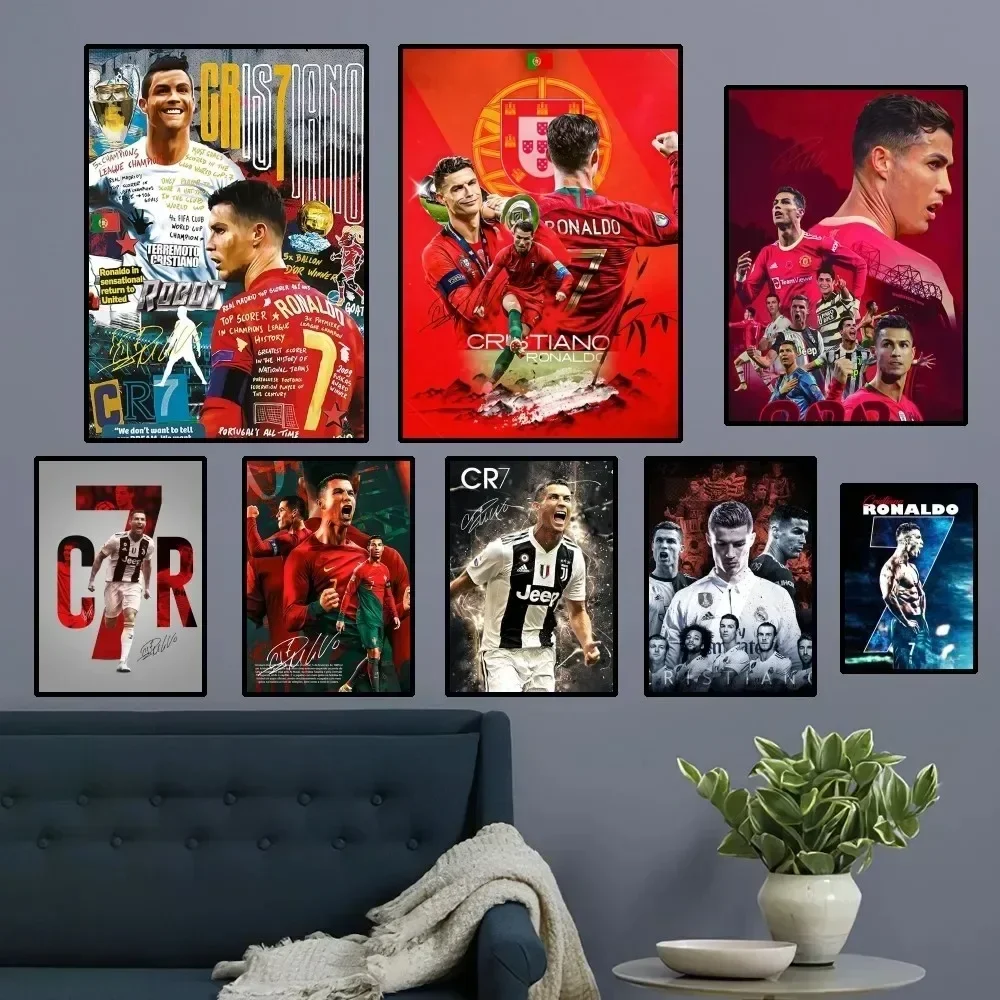 CCristiano Ronaldo CR Poster  Aesthetic Wall Art Canvas Painting for Home Living Room Bedroom Decor  Stylish Wall Decor Prints