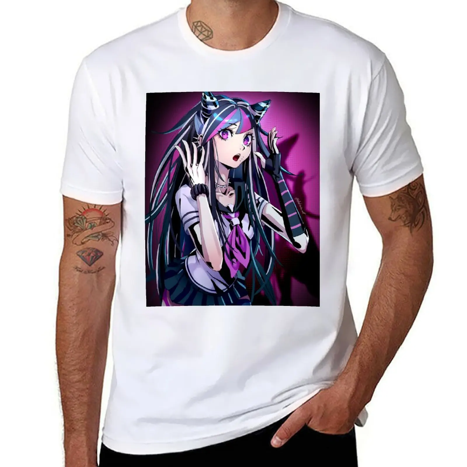 

Ibuki Mioda T-Shirt man t shirt heavy cotton t shirt custom print T-Shirt