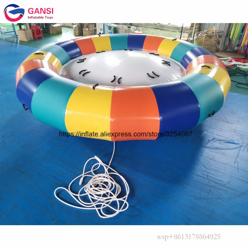 Water Play Towing Game Inflatable Towable Tube Inflatable Flying Crazy UFO With High Quality