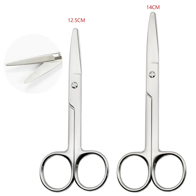 Stainless Steel Angled Scissors Curved Medical Gauze Scissor Fishing Cross Stitch Cutter Paper Embroidery Sewing Shears