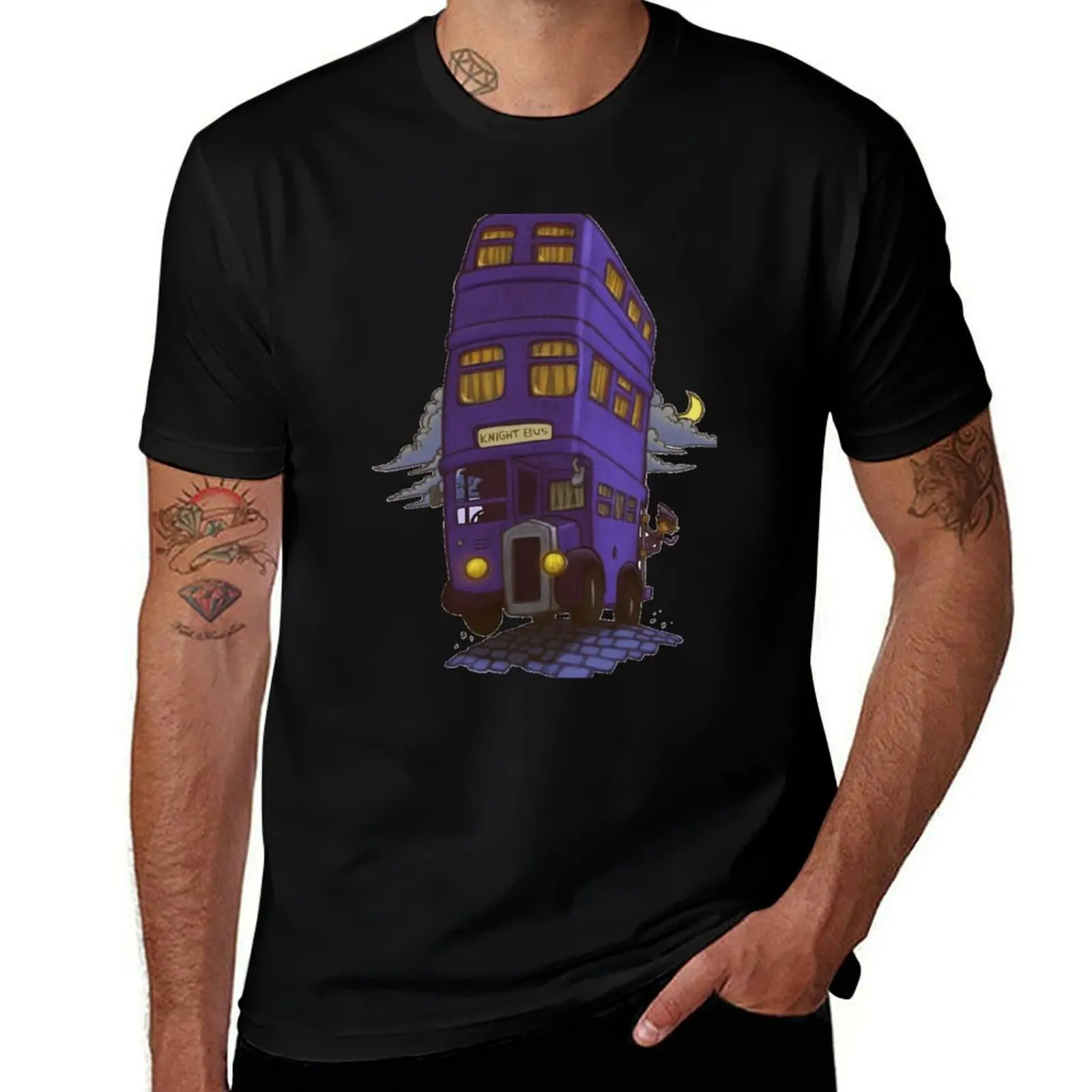 

Magic Transport Knight Bus T-Shirt funny t shirts man t shirts with prints T-Shirt