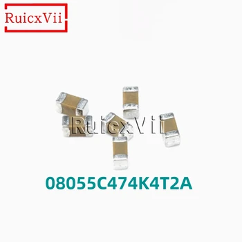 500pcs AECQ200 automotive MLCC 08055C474K4T2A 0805 0.47uF 470nF X7R 10% 474K multilayer ceramic capacitor SMD/SMT