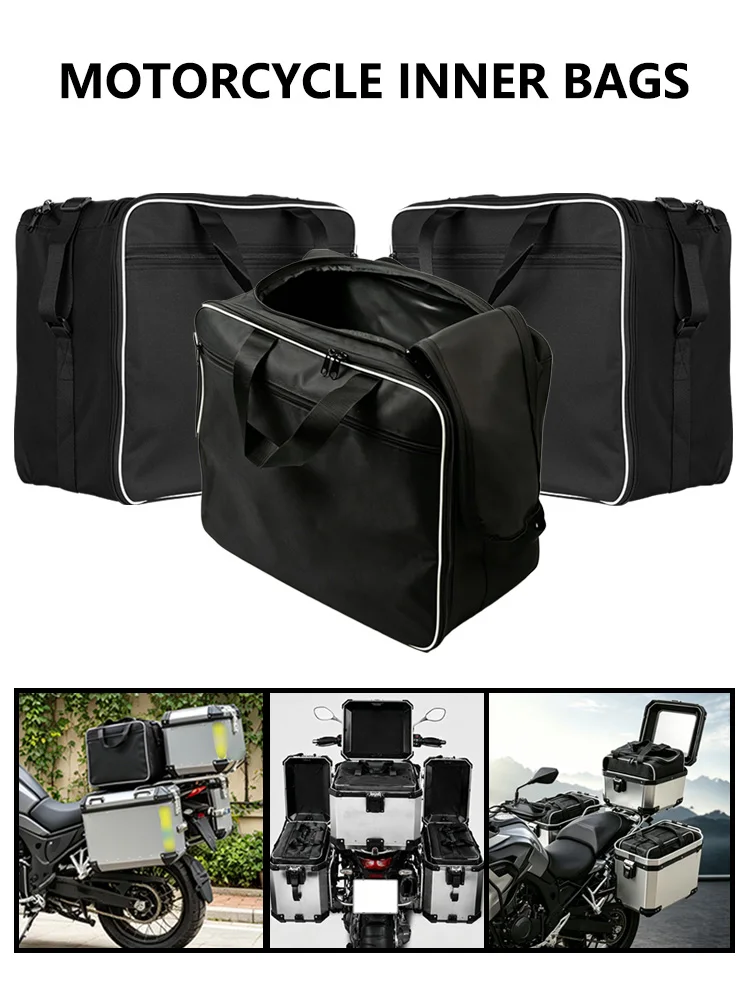 Für BMW R1250GS Motorrad Gepäckseitentasche Innentasche R1200GS LC ADV R1250 GS F800GS Adventure Schwarze Satteltaschen