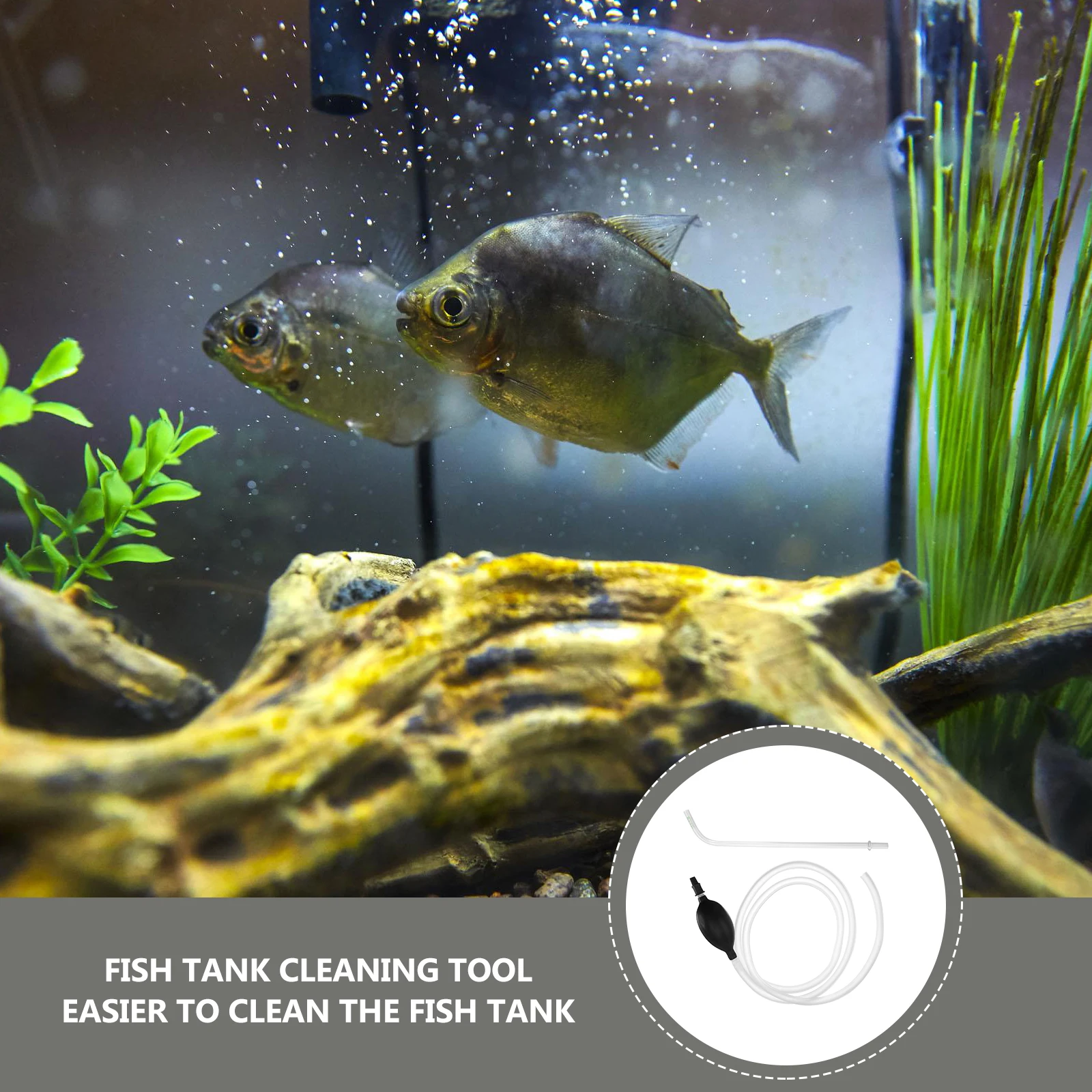 

1 set 1 Set Mini Fish Tank Water Changer Durable Aquarium Siphon Tool Easy Cleaning Small Tank Reusable Pet Accessory Home Use