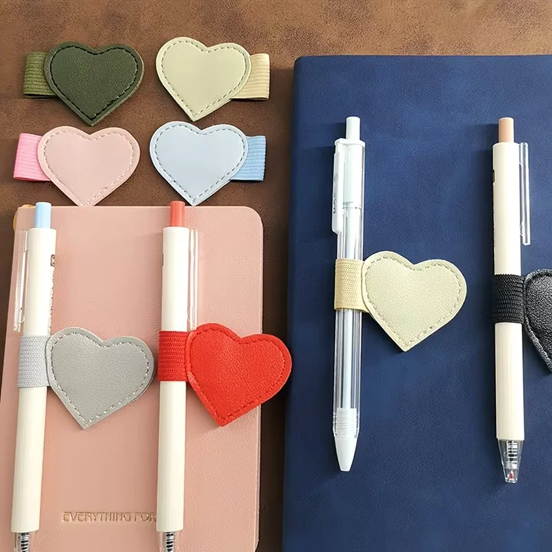 Self-Adhesive Elastic Ring Pen Holder with Pencil Cup Dual Function Tablet Case Organizational Tool for Office And School Suppli