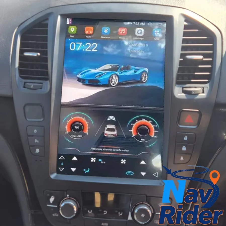 For opel Insignia 2009-2013 CD300 CD400 Regal Vauxhall Vertical Screen Car Radio GPS Navigation Player Carplay 12.8inch Android