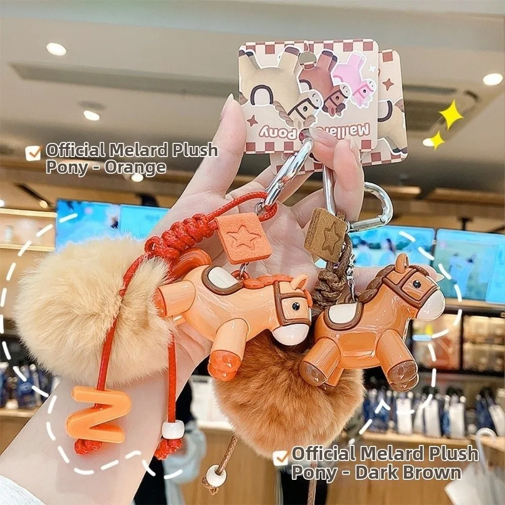 

with Ball Pony Keychain Chinese Style Lightweight Horse Keychain Blessing Zodiac Mascot New Year Keyring