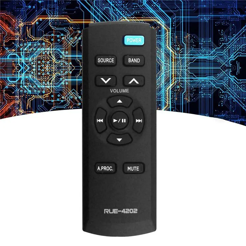 A03Z-2X RUE-4202 Replace Remote For Alpine Car Stereo CDE-HD137BT CDE-HD138BT CDE-HD148BT CDE-164BT CDE141 UTE93DAB CDE-190R