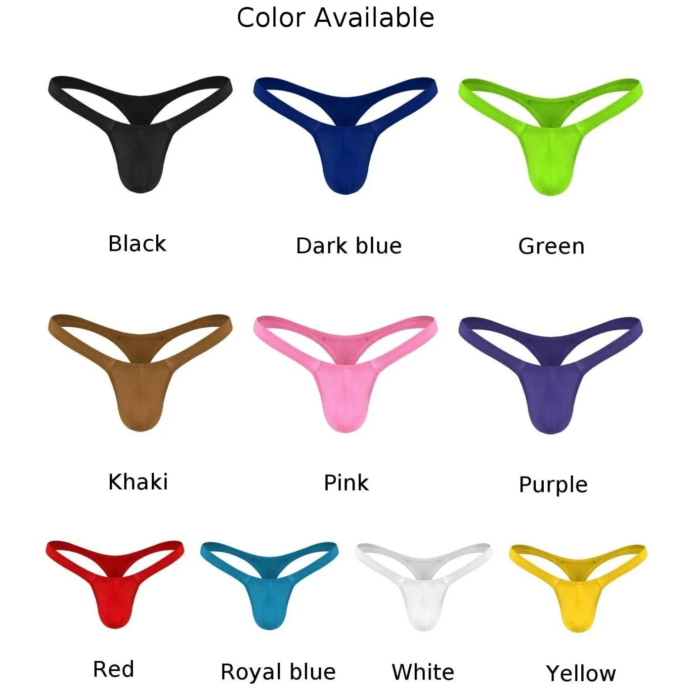 Panties Mens Underwear G String Lightweight Low-rise Polyester Sexy Bikini Slimming Soft Solid Stretch Stylish