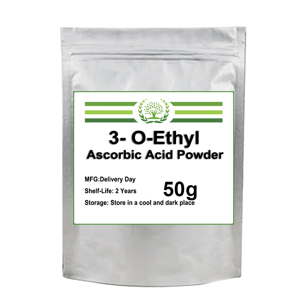 High Quality 3-O-Ethyl Ascorbic Acid Powder for Whitening, Freckle Removing, and Antioxidant Cosmetics Raw Materials