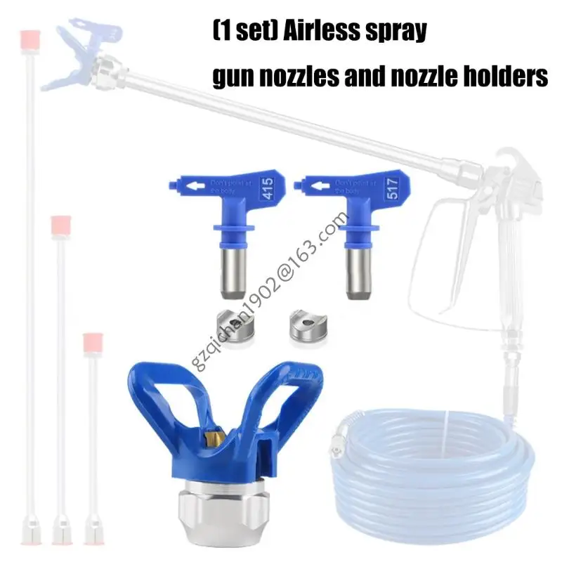 X7AB Professionele verfspuitmondbasisset met anticorrosief ontwerp Meerdere maten beschikbaar voor meeste airless systemen