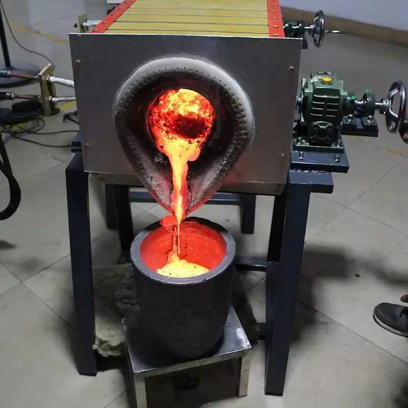 Electrical Induction Furnace for Copper Melting 120 Kg