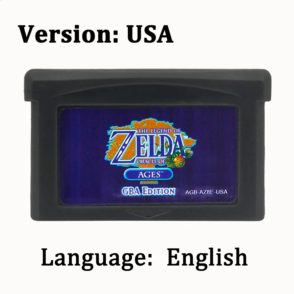Hot Zelda GBA Game Card Cartridge 32 Bit Video Game Console Zelda Game Card Link To The Past Awakening DX Minish Cap image 3