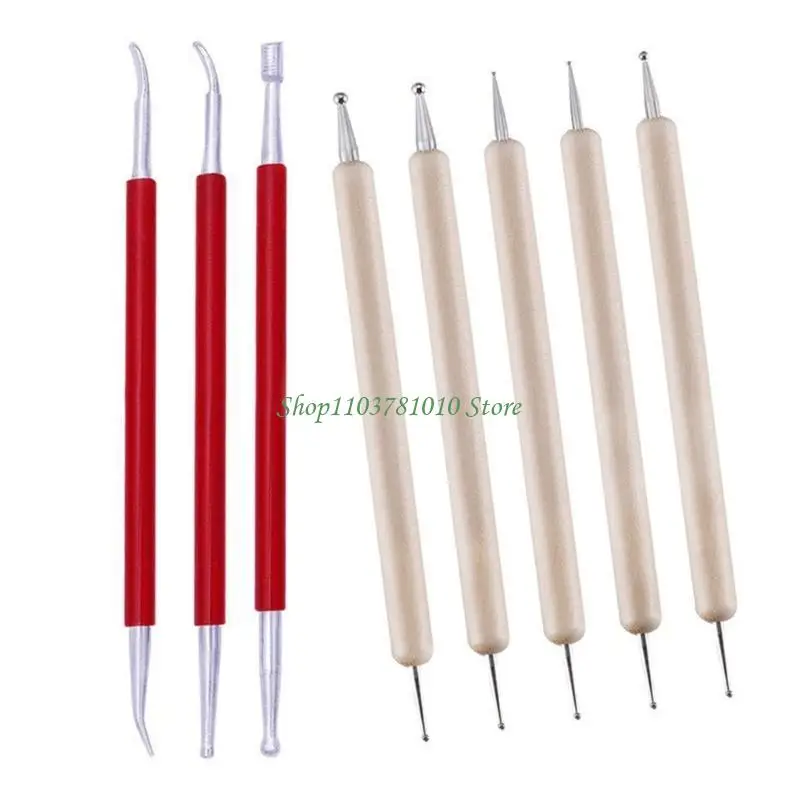 U55D Manual Leather Carved Embossing Hammer Kits Leather Stamping Tools