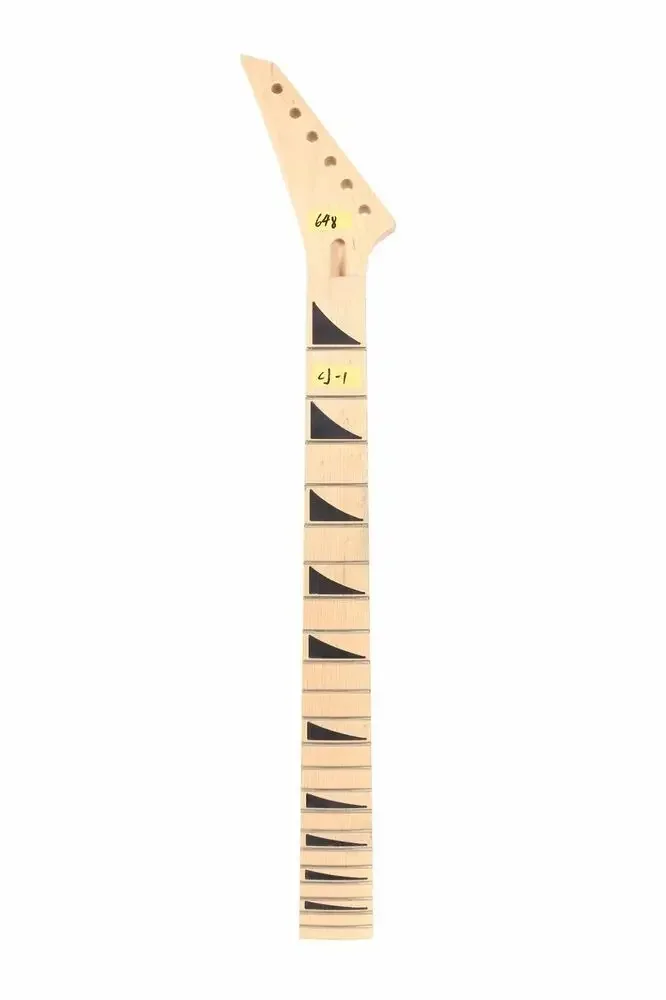 Yinfente 22Fret DIY Left-hand Guitar Neck 25.5inch Canada Maple Unfinished #J