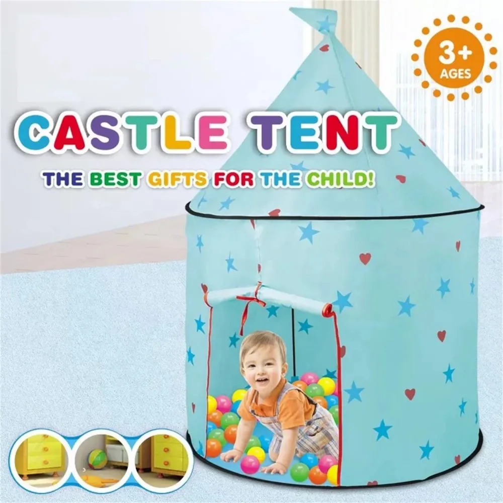 

Kids Princess Tent, Children Play Princess Tent, Indoor Fabric Playhouse for Children Ages 3+