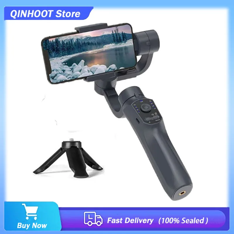 

F10 3 Axis Gimbal Stabilizer for Smartphones, APP Support Face Tracking, Zoom, Panoramic Photos, for Anti Shake Video Recording