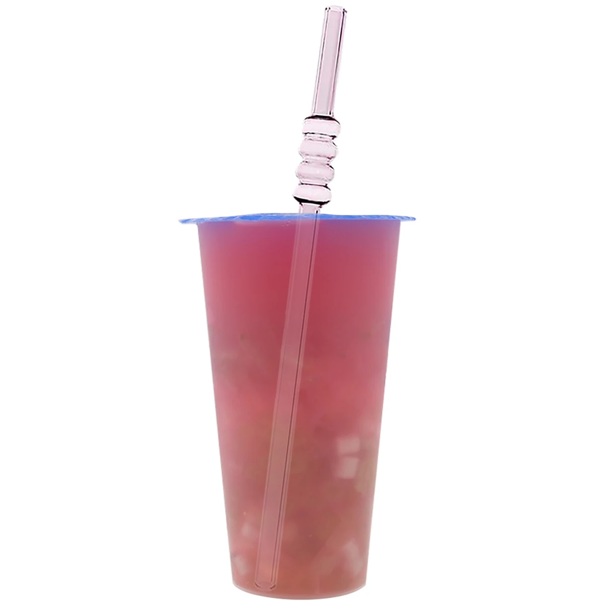 5pcs Ice-sugar Gourd Glass Straws Set High Borosilicate Drinking Straw Set with Brush Milk Shake Cocktail Straw Bar Drinkware