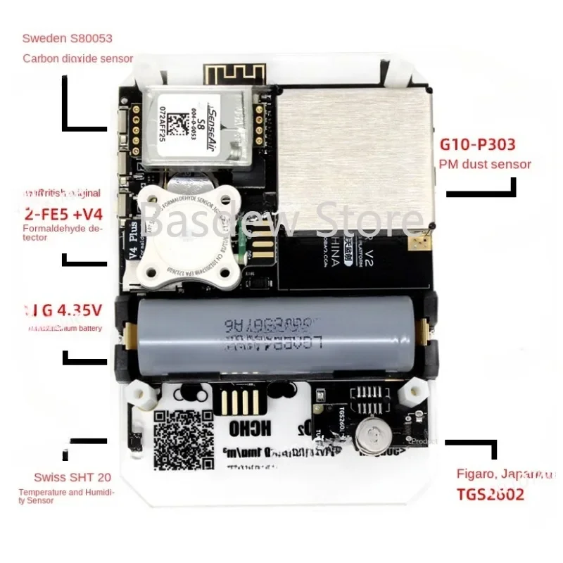 Original Dart 2-f5 V4 Sensor Air Quality Formaldehyde AM7 Laser PM2.5 Am7p