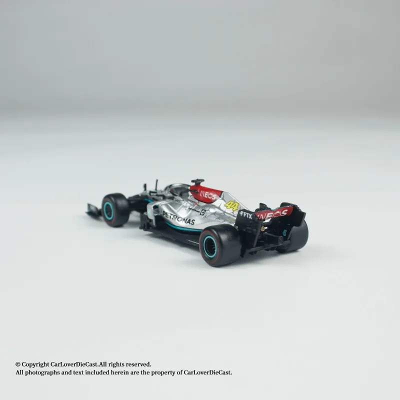 TW 1:64 F1 Las Vegas Grand Prix هاميلتون نموذج سيارة محاكاة مصنوع من خليط معدني، لعبة للأولاد، زخرفة قابلة للجمع للبالغين. #2