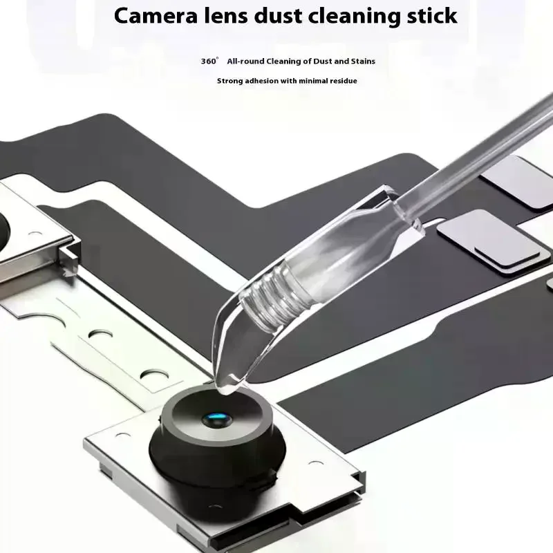 24/48Pcs Camera Portable Lens Cleaner Resin Synthetic Stick Dust Fingerprint Removal For Phone Camera Lens Screen Cleaning Tool