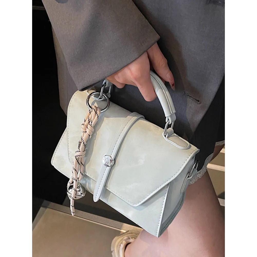 

Vinatge Women Leisure Handbag Print Flap Small Handle Bag Female Casual Soft Daily Commute Crossbody Pack Versatile Shoulder Bag