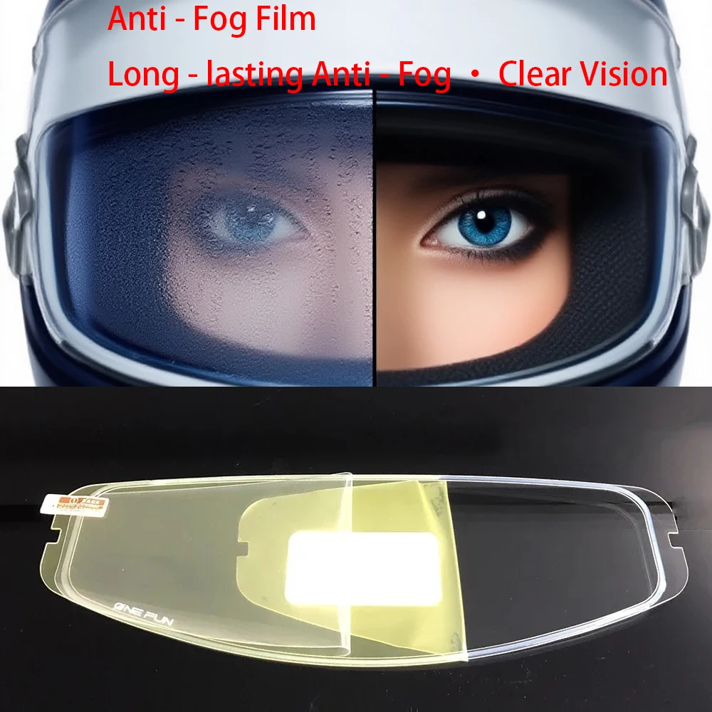 

Motorcycle Helmet Film Anti Fog Film Visor Shield Fog Resistant For MT RAPID PRO,BLADE 2 SV,REVENGE 2,TARGO Lens Helmets