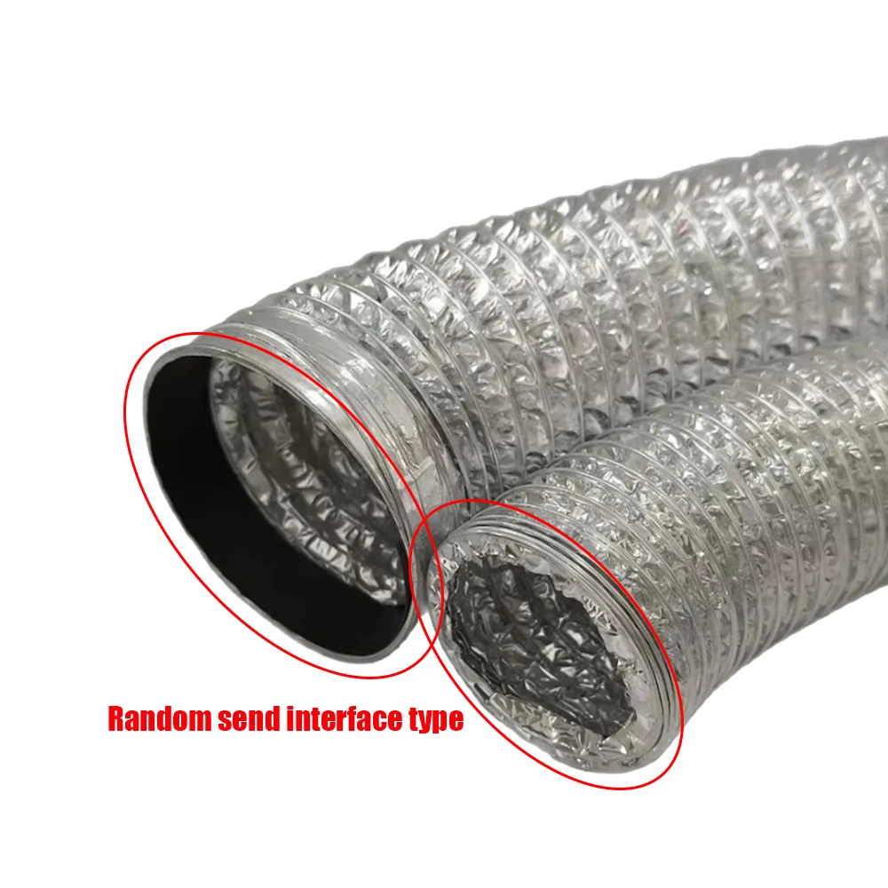 Flexibler Aluminiumfolien-Luftkanal für Parkheizungsbelüftung 42/50/60/65/76/80/90mm Durchmesser 150/250cm Länge – Detail 6