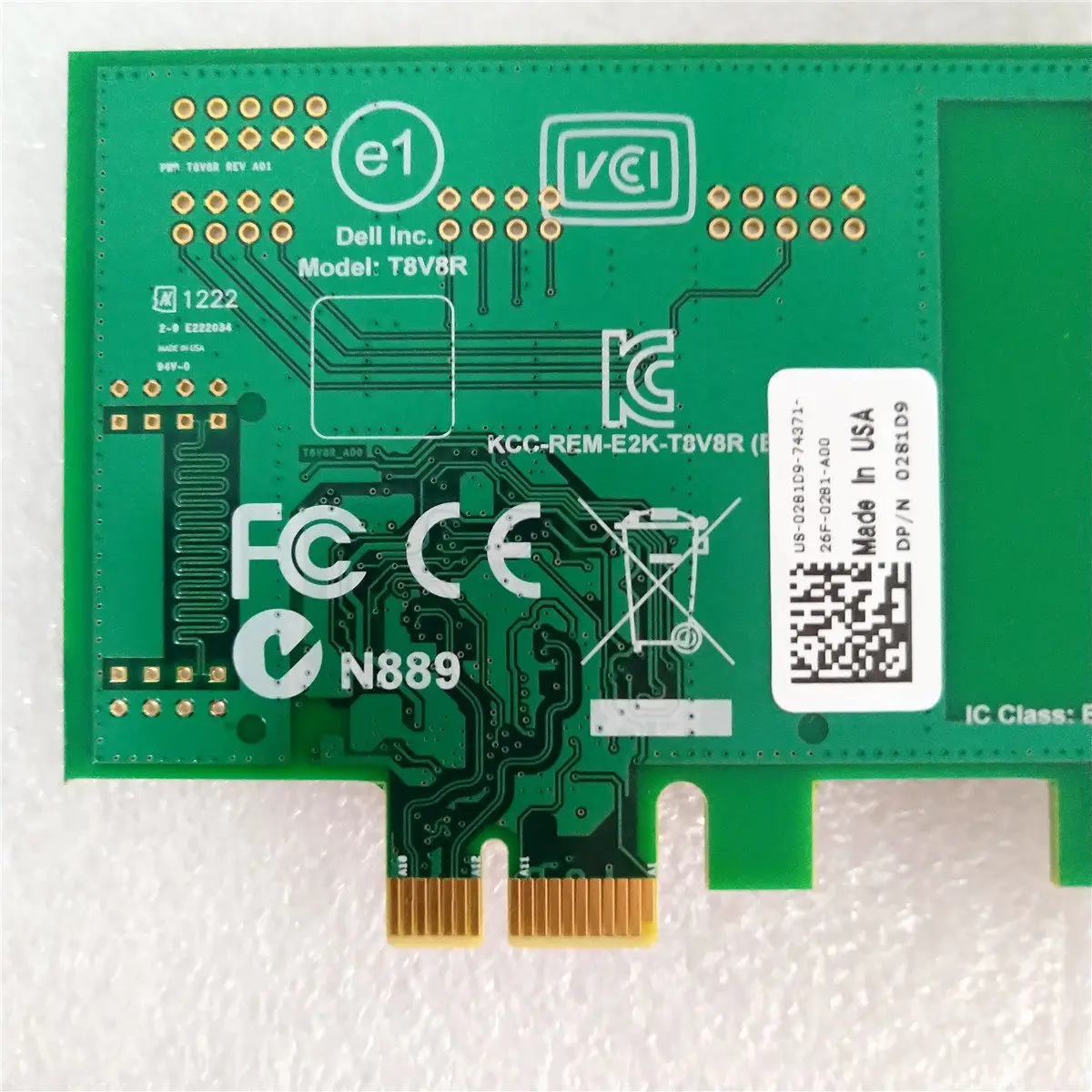 For Dell Workstation, Server Security, Encryption Card PCIe X1 Interface PN: 281D9