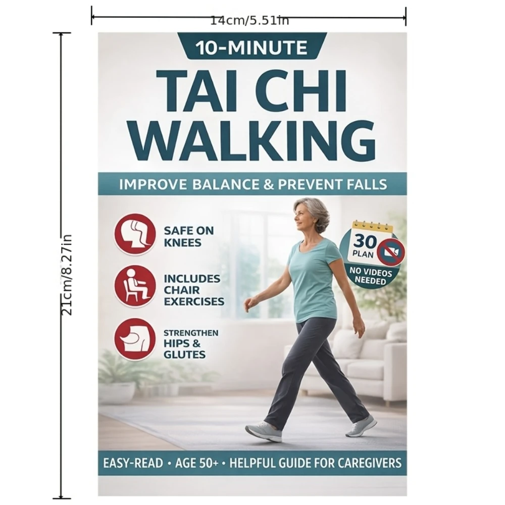Tai Chi Walking for Weight Loss A 28-Day Gradual Plan for Seniors Gentle Daily Walking/Joint-Friendly/Low-Impact Exercise Adults