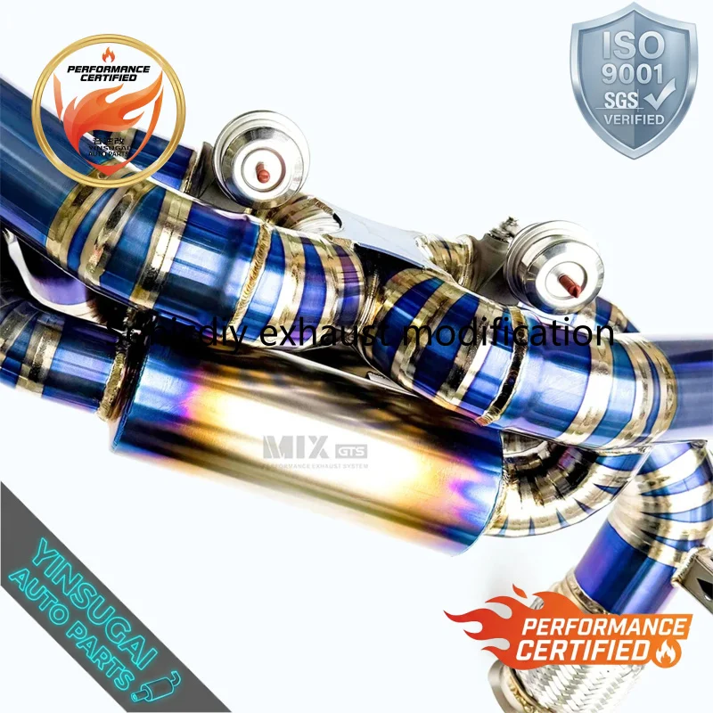 Titanium Valvetronic Catback Exhaust System for Lamborghini Huracan EVO 5.2 V10 2020-2024 Racing Sound Muffler Upgrade Kit