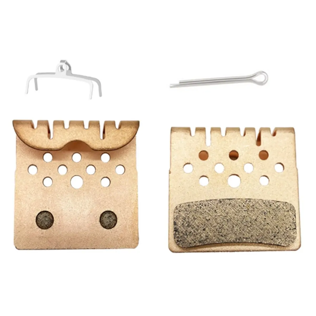 【50% OFF】Bike Sintered Brake Pads Parts Heat-Dissipating Metal Disc Brake Pads Mountain Bikes Cycling Accessories BP018F