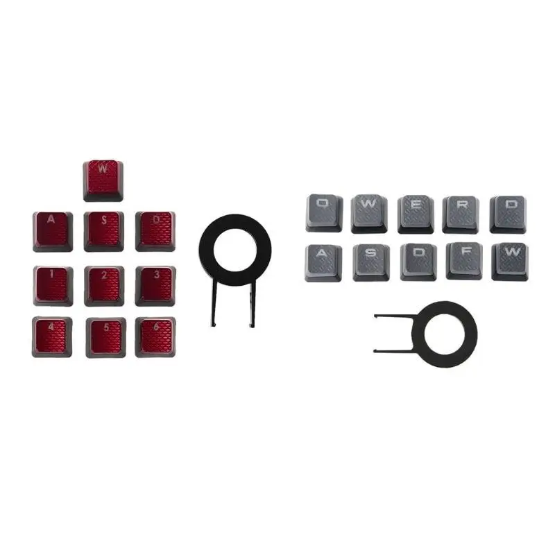 652F RGB Backlit Keycaps 10PCS 1 2 3 4 5 6 WASD for MX Switches Mechanical Keyboard