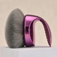 Pinceau Kabuki Corps Beauty Blend & Blur à Poils Véganes, Applicateur Professionnel Extra Large pour Poudre, Fard à Joues et Fond de Teint 3