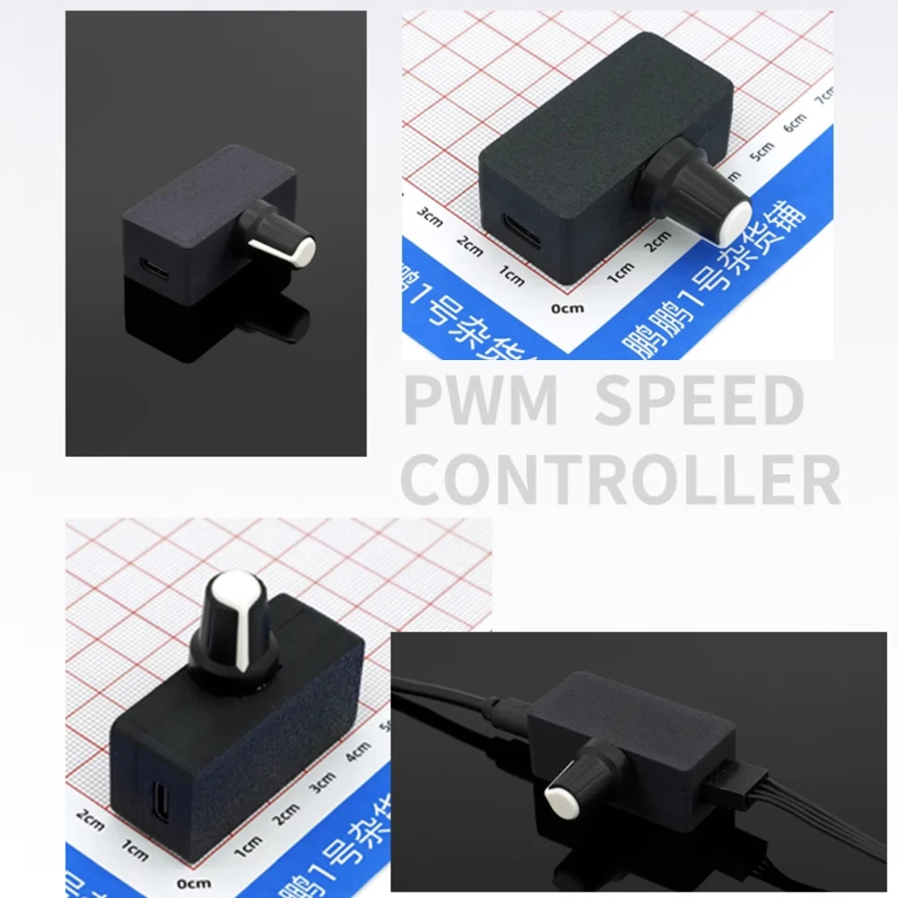 

Контроллер скорости вентилятора PWM с портом Type-C, 4-контактный, 4-проводной, для DIY систем водяного охлаждения и регулирования скорости вентиляторов