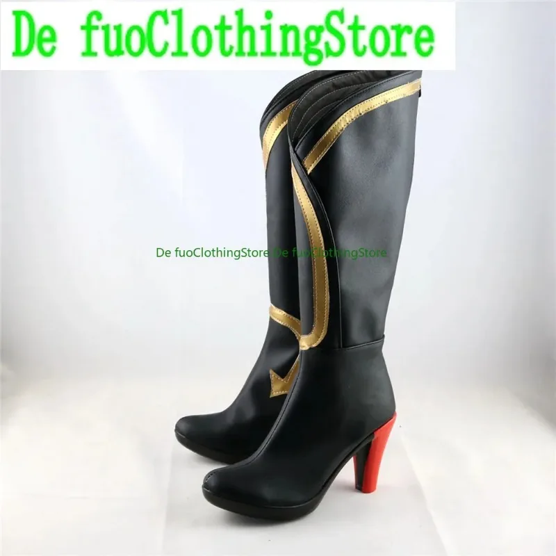 Defuo Realm Reborn FF14 Gleeman Cosplay Shoes Boots Game Christmas Anime Game Role-playing Halloween Party Props Shoes Boots