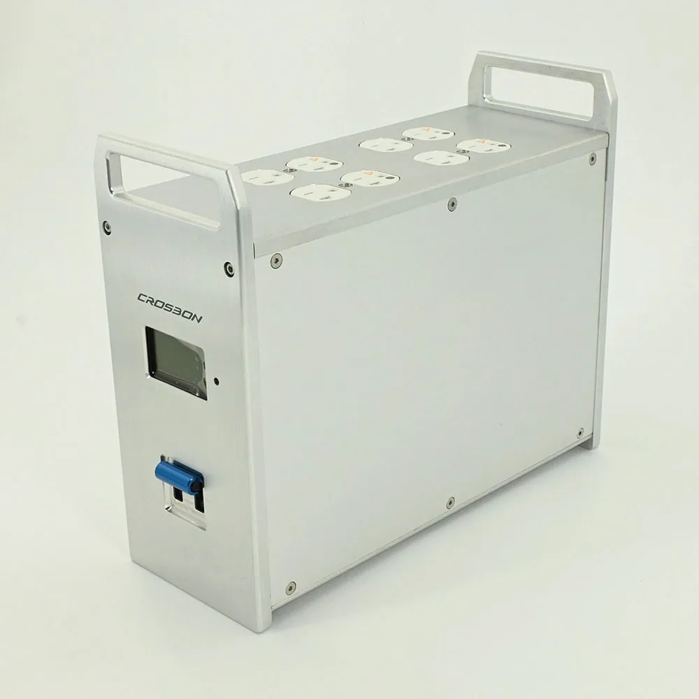 Crosbon Audio Power Conditioner Medical-Grade Audio Power Filter with 8 US Outputs and 2 CN Outputs
