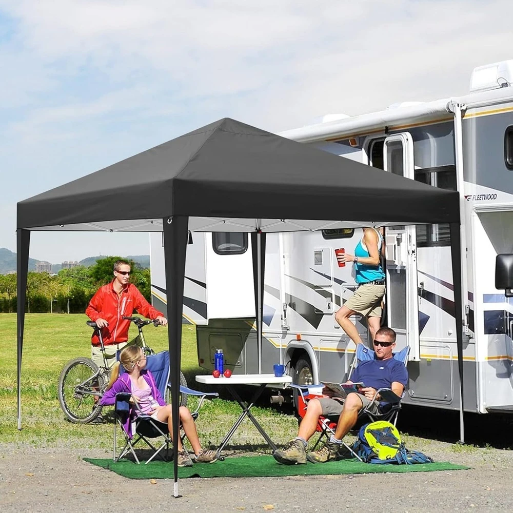 

10x10 Pop up Canopy Tent Protable Canopy Tent with 4 Sidewalls Waterproof Commercial Instant Shelter for Parties, Customized