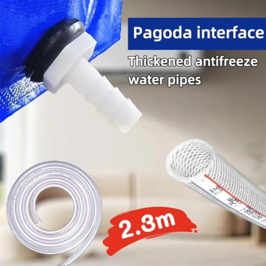 Air Conditioner Cleaning Cover, 9PCS Mini Split Cleaning Kit Bag with 2L High Pressure Sprayer, Wall Mounted Waterproof Ac Clea