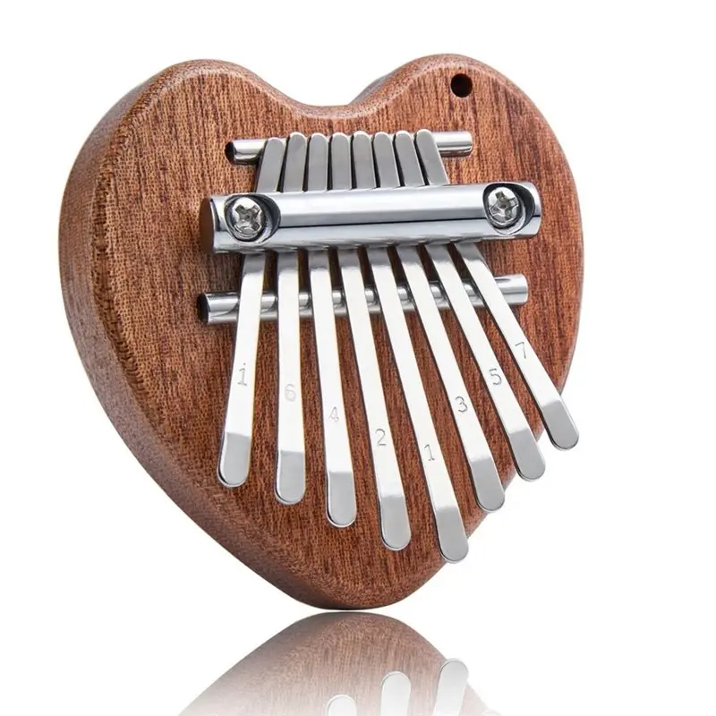 ABLB-Thumb Piano 8 Key Mini Kalimba Portable Pocket Finger Piano For Beginners Musical Gift