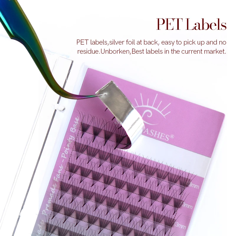 رموش SONG LASHES مكونة من 12 صفًا من ملحقات رموش المشجعين المسبقة الصنع لفنان الرموش الاحترافي يجمع بين مزايا الطويلة #5