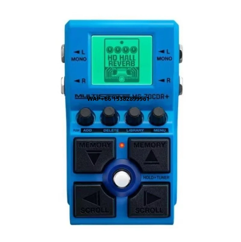 MS70CDR+ Pedal Effects for Guitar Chorus Delay Reverb Distortion Musical Instruments Accessory