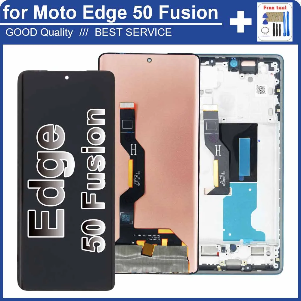 

AMOLED LCD for Motorola Moto Edge 50 Fusion XT2429 LCD Display Touch Screen Digitizer Replacement for Moto Edge 50 Fusion LCD