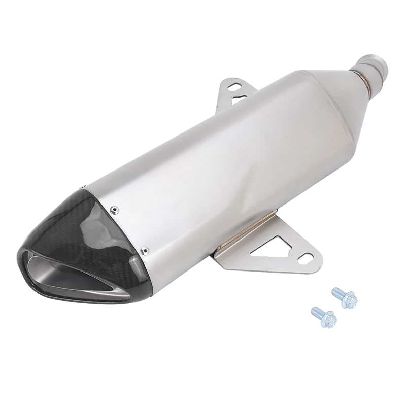Slip On For ZONTES 368 368G 368D 368M 368K 368E 2025 2026 Motorcycle Exhaust Systems Middle Link Pipe Escape No DB Killer Muffle