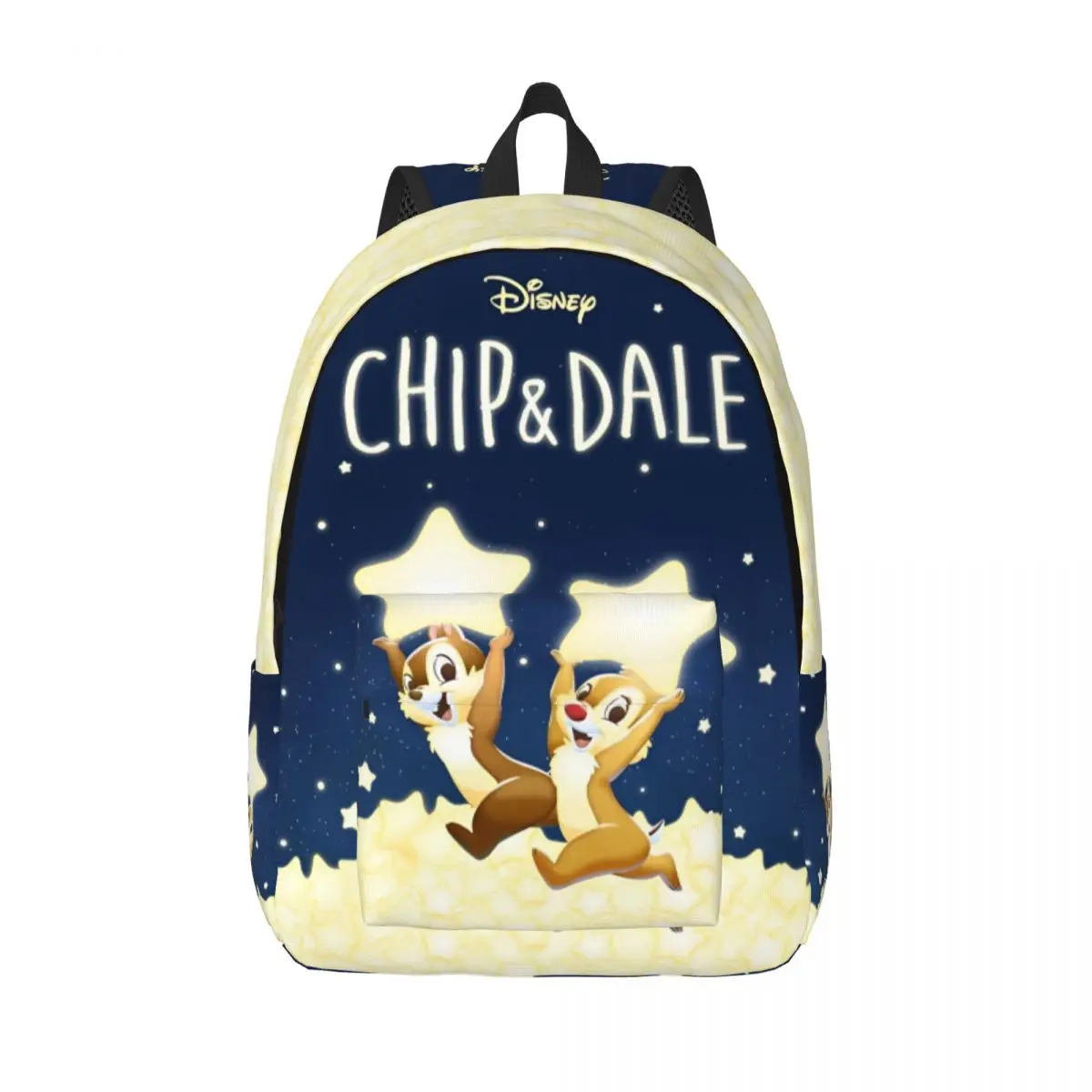 

Chip Dale Hold Stars Cartoon Teenage Backpack Outdoor School Business Cute Tamias Daypack Men Women Laptop Computer Shoulder Bag
